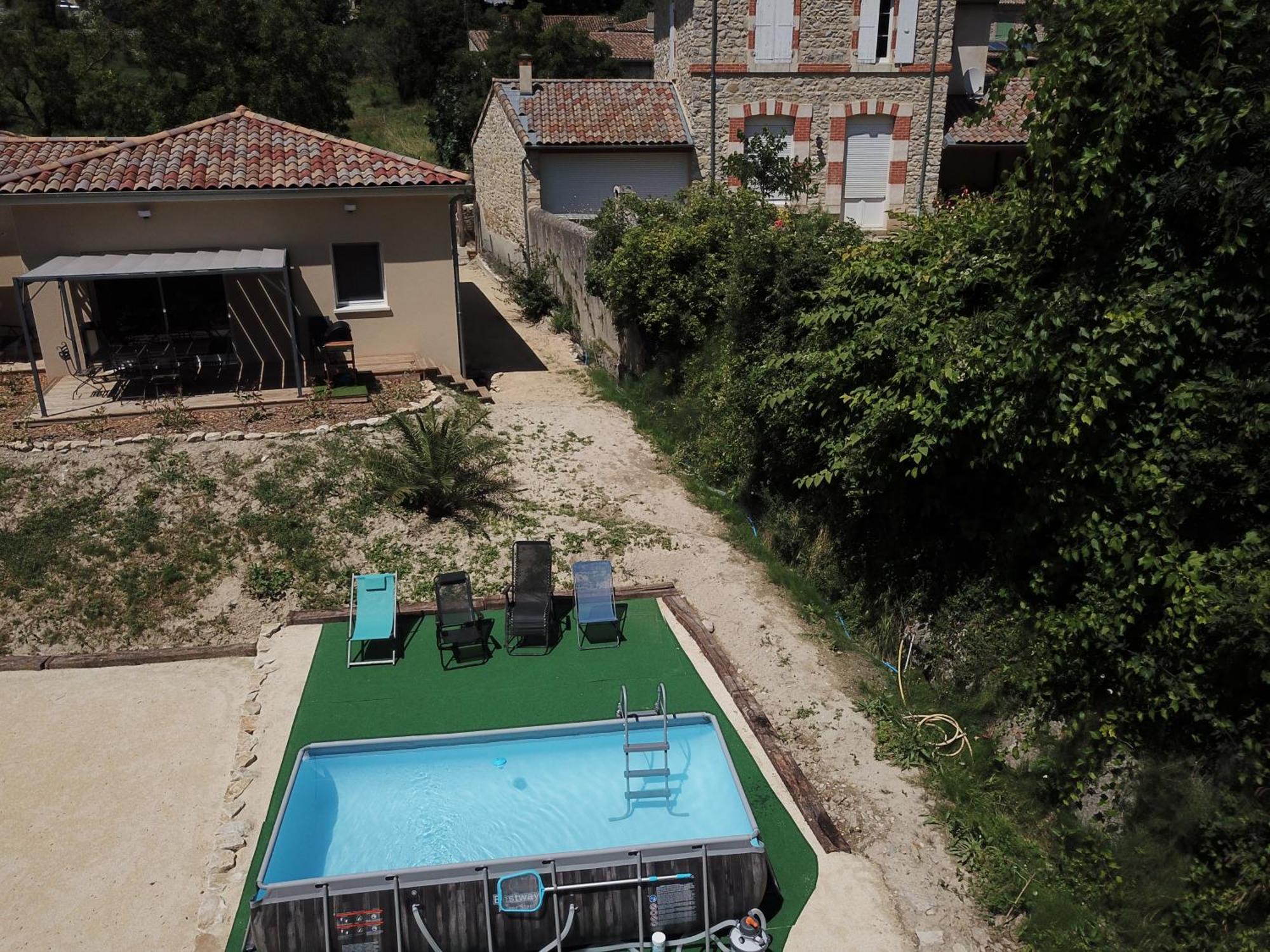 Gite Le Chaudron 1 A 7Pers Avec Piscine Villa Montclar-sur-Gervanne Eksteriør bilde